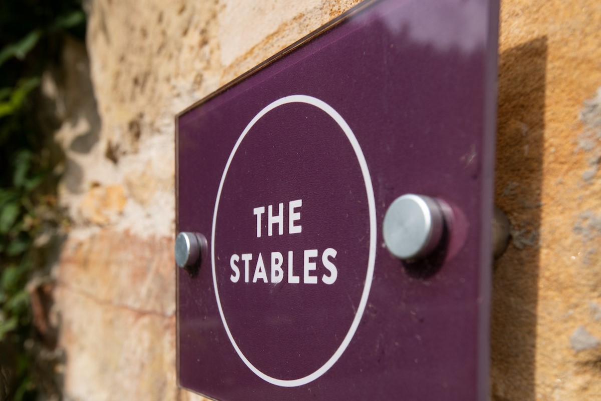 The Stables - entrance to the property