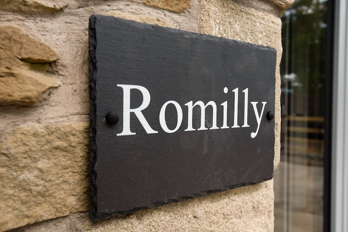 Romilly - entrance to the cottage