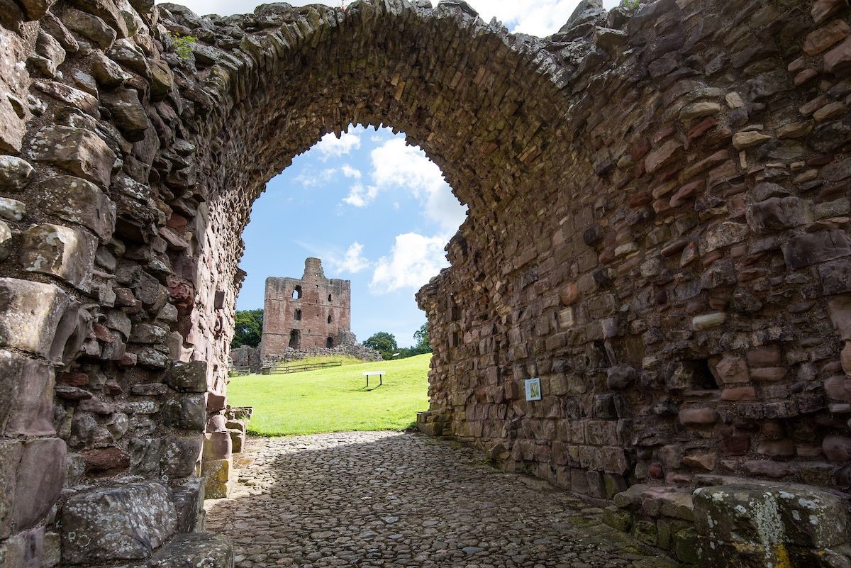 Norham Castle and archway