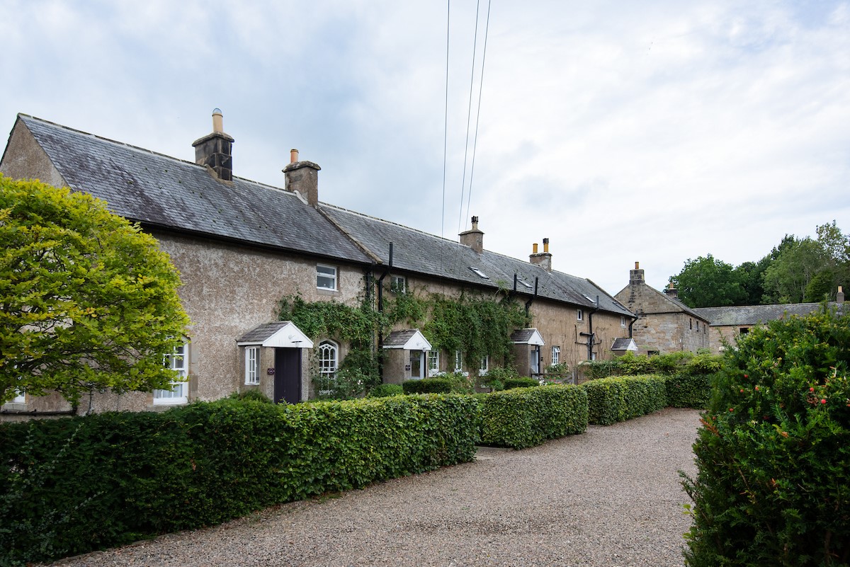 Brinkburn Estate - the pretty row of all four cottages