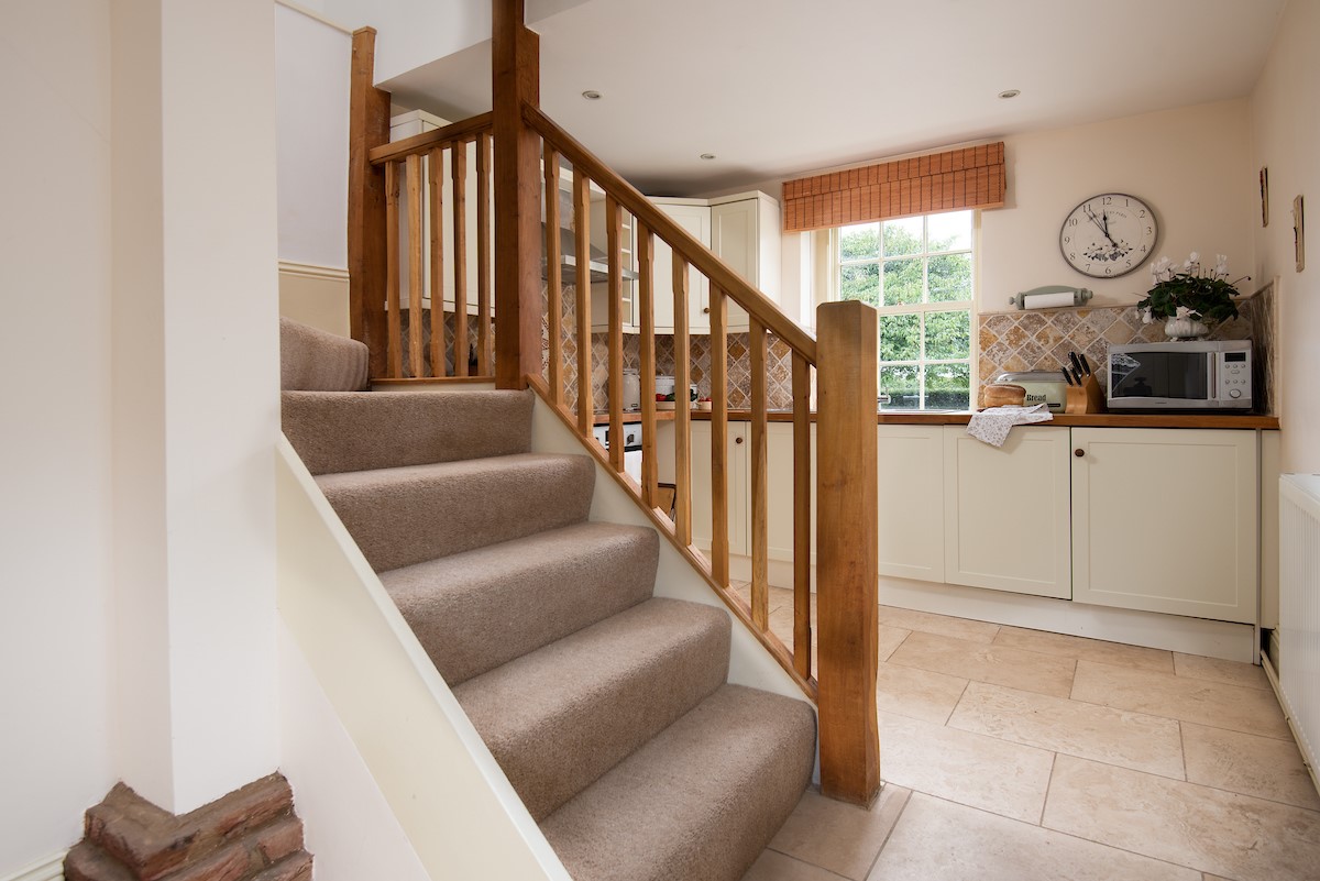 Dairy Cottage, Knapton Lodge - staircase to the first floor