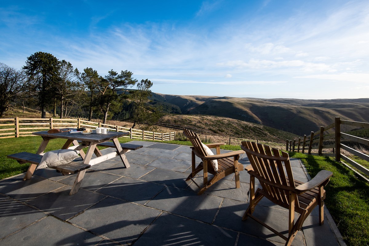 The Hemmel - pull up a chair and enjoy the view over the hills of Northumberland