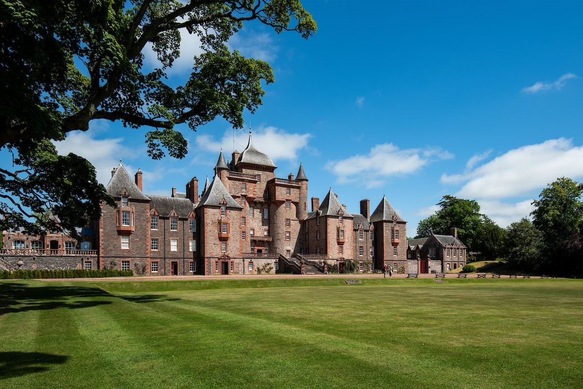 Thirlestane Castle - a 16th century castle with fairytale turrets