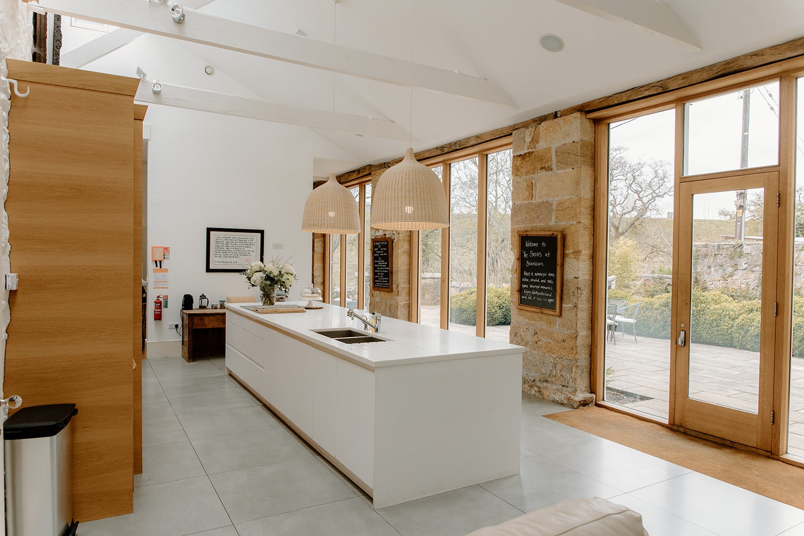 The Stables - bright and spacious kitchen (photography by Rosie Davidson)