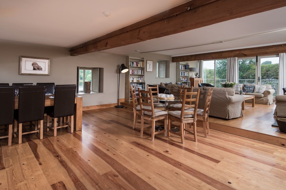 Heiton Mill House - open plan living space
