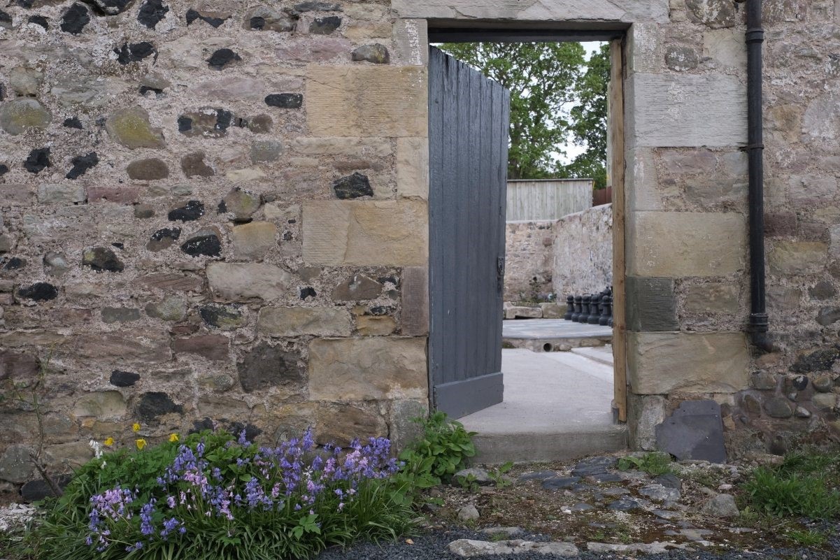 Heiton Mill House - entrance into the outdoor area