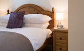 The Bothy at Swinton Hill - bedroom bedside