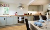 Crosslea - spacious kitchen with dining table