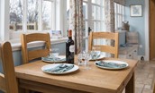 Heritage Cottage - dining table