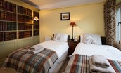The Cottage - bedroom two with twin beds (1)