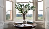 The Earl & Countess - sitting room bay window with views over the parklands