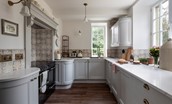 Gardener's Cottage, Twizell Estate - well-equipped kitchen with large range cooker