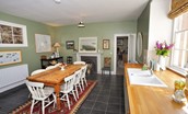 Steward's House - kitchen & dining table