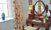 Steward's House - bedroom two dressing table