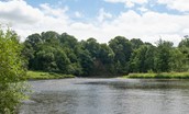 Dryburgh Steadings - the setting on the banks of the River Tweed