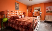 Fell End - bedroom one with twin beds that can be pushed together to create a super king size bed
