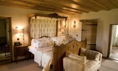 Fenton Tower - The Ruthven - with an unusual provincial king size bed and ample storage
