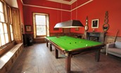 The Gate House - shared billiard room