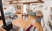 The Hay Loft - living area & kitchen