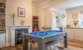 Number 109 - dining table which converts to a full size pool table