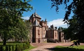 Thirlestane Castle - front aspect and driveway