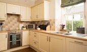 Pentland Cottage - the shaker-style kitchen