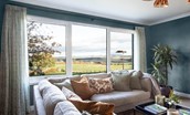 Overthickside - relax on the large corner sofa while enjoying countryside views