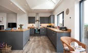 Lookout North - kitchen in charcoal grey
