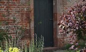 Leuchie Walled Garden - garden door