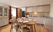 The Granary - kitchen and dining table