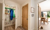 Partridge Lodge - ground floor cloakroom and WC at the entrance