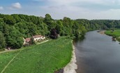 The Boathouse - aerial by River Tweed