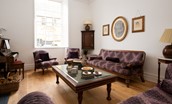 Number One Clayport Street - drawing room with piano and ample seating