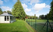 Lane Cottage - tennis court at Bughtrig Estate, available for guest use with prior agreement