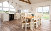 Riverhill Cottage - dining table with seating for eight