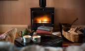 Lakeside Cottage - Edward - light the cosy wood burner after a long walk in the countryside
