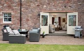 Dryburgh Steading Two - outside seating area