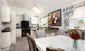 Dryburgh Farmhouse - spacious open plan kitchen and dining area, perfect for family gatherings