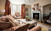 South Lodge, Twizell Estate - sitting room with large sofa