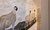 The Art Hose - local animals decorate the interior walls