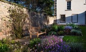 Lions House - garden seating area - a perfect spot for enjoying some afternoon sunshine